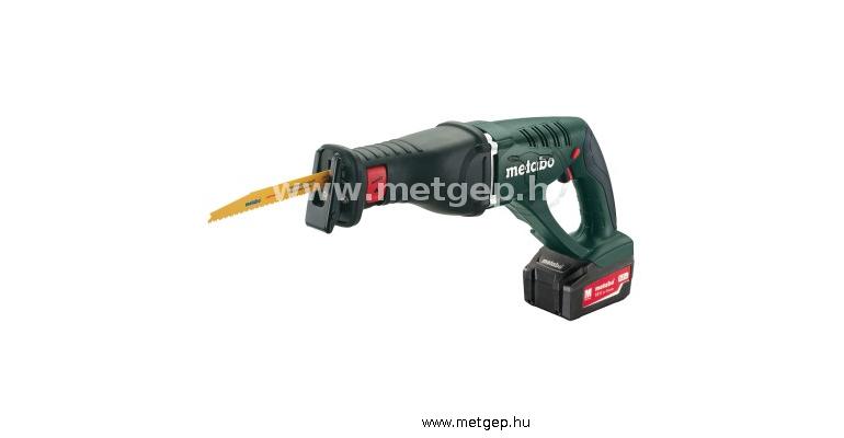 metabo ase 18 ltx akkus szablyafűrész 18v 2x5,2ah li-ion akkuval - 602269650