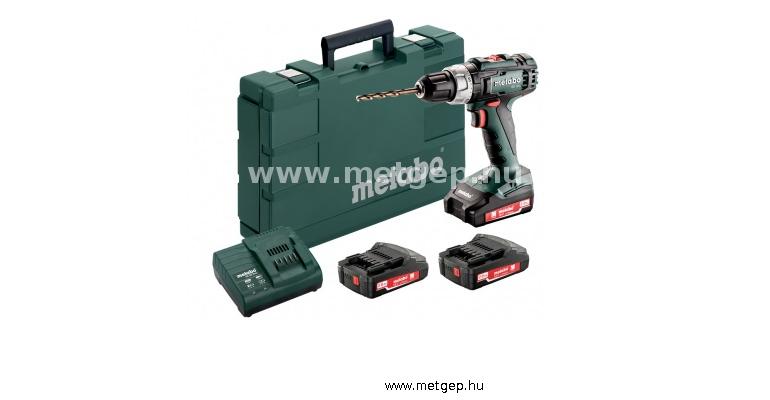 metabo bs 18 l 18 voltos akkus fúró-csavarozó 3x2,0ah li-ion akkuval - 602321540