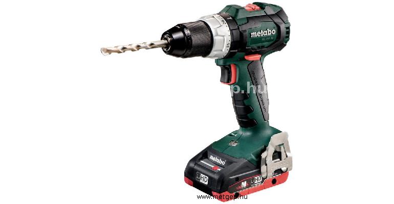 metabo bs 18 lt bl-800 akkus fúró-csavarozó 18v 2x4,0 ah li-ion akkuval - 602325800