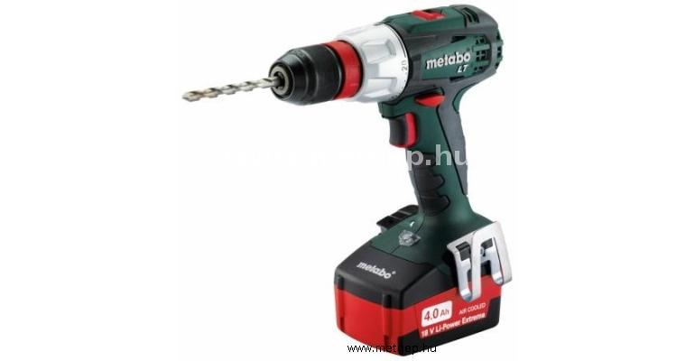 metabo bs 18 lt quick 18 voltos akkus fúró-csavarozó li-ion akkuval - 602104500