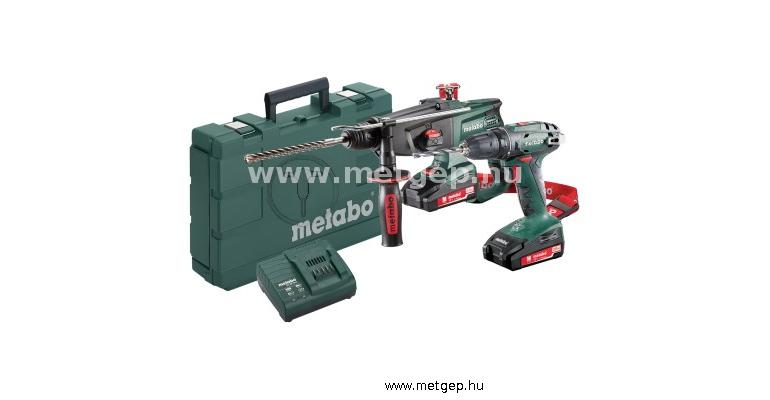 metabo combo set 2.3.2 18 voltos akkus bs18 + kha18ltx kofferben - 685216500