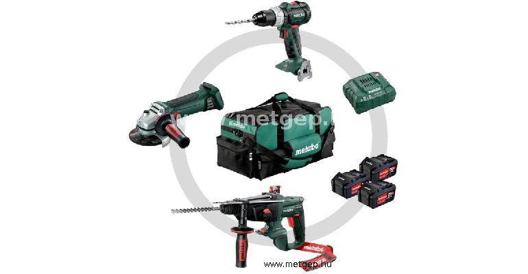 metabo comboset3.1 combo set 3.1 akkus gépcsomag 18v: w18ltx125q + kha18ltx + sb18ltbl - 685212000