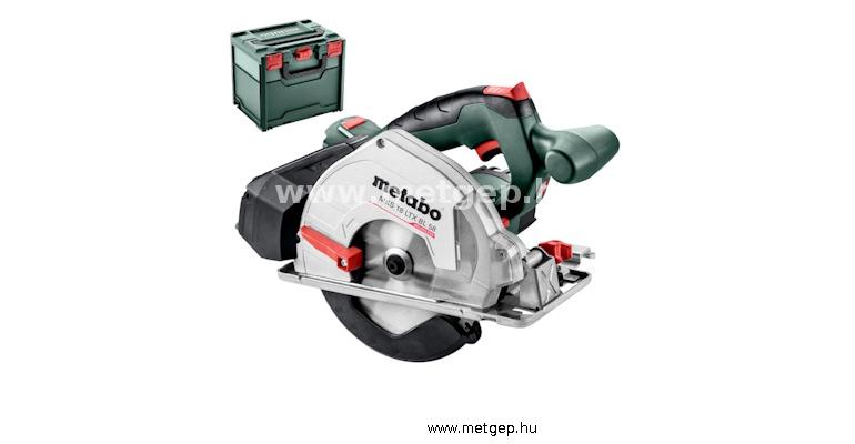 metabo mks18ltxbl58-840 akkus fémvágó körfűrész 18v akku és töltő nélkül metabox-ban - 600773840