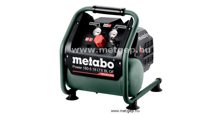 metabo power 160-5 18 ltx bl of akkumulátoros kompresszor - 601521850