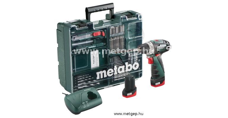 metabo powermaxx bs basic-880 10,8 voltos akkus fúró-csavarozó mobil műhely - 600080880