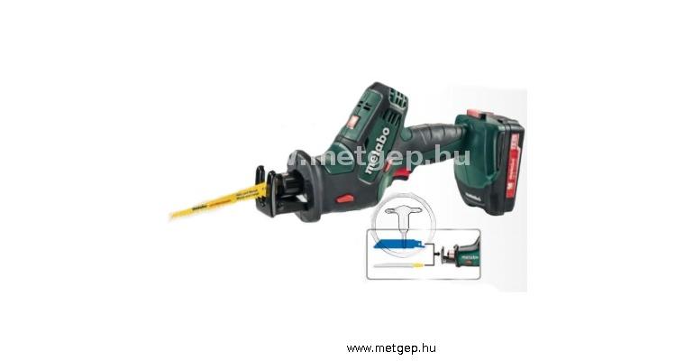 metabo sse 18 ltx akkus kardfűrész 2x2.0ah li-ion akkukkal kofferben - 602266500