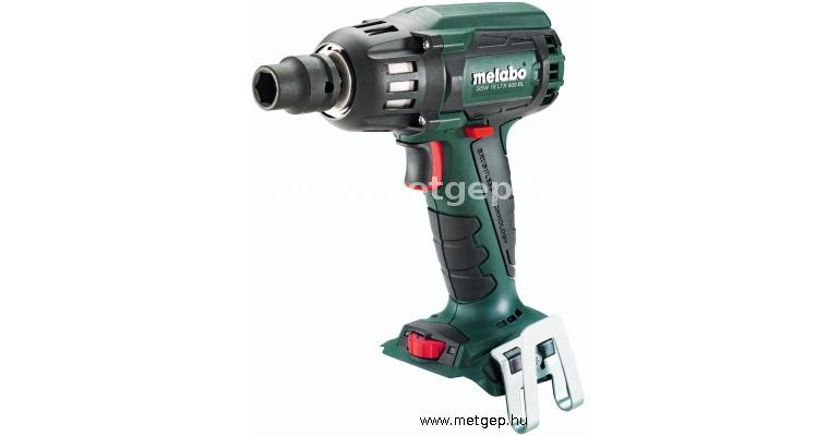 metabo ssw 18 ltx 400 bl akkus ütvecsavarbehajtó 400nm akku és töltő nélkül - 602205890