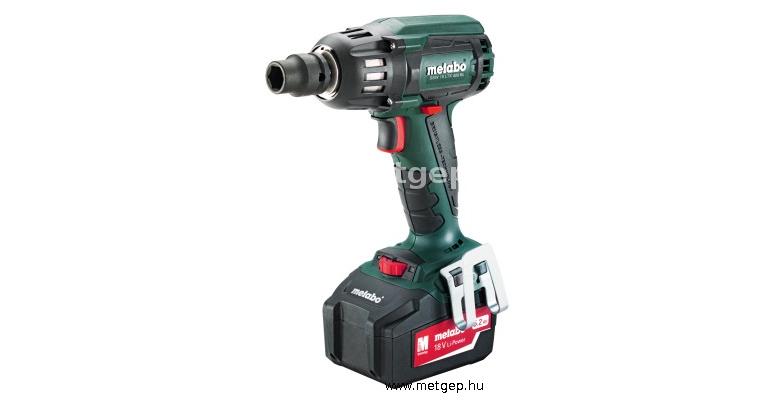 metabo ssw 18 ltx 400 bl akkus ütvecsavarbehajtó 400nm 2x18v 4.0ah li-ion akkuval - 602205500