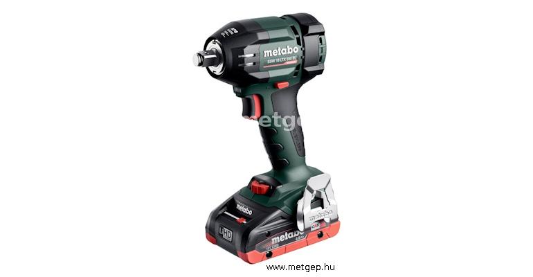 metabo ssw18ltxbl550-800 akkus ütvecsavarbehajtó 18v 550nm2x4,0 ah-s lihd akksi és töltő metabox-ban - 602404800