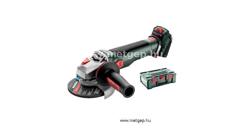 metabo wvb18ltbl11-125q-840 akkus sarokcsiszoló 18v 125 mm akku és töltő nélkül metabox-ban - 613057840