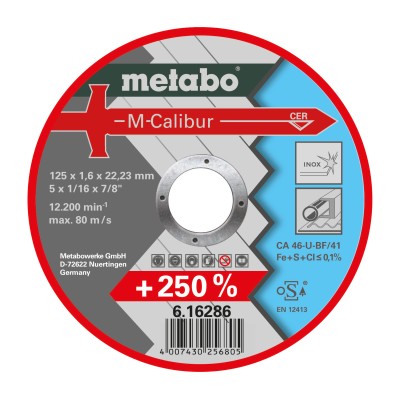 Metabo 616290000 115 x 7,0 x 22,23 mm-es csiszolótárcsa