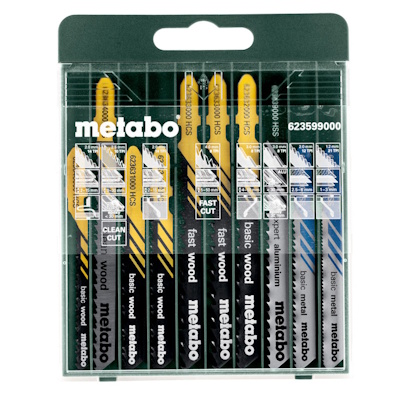 Metabo 623599000 Szúrófűrészlap készlet 10 db.-s fa, fém, műanyag vágásához