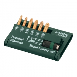 Metabo 625393000 Diamant Pozidriv 7 részes bitkészlet