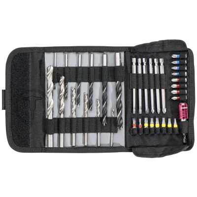 Metabo 626725000 Bit- és fúrókészlet 35 részes - gyöngyvászon bittartóban