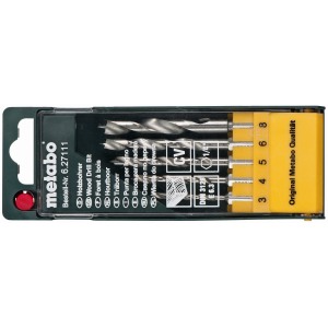 Metabo 627111000 Fafúró 5 részes készlet bitbefogással