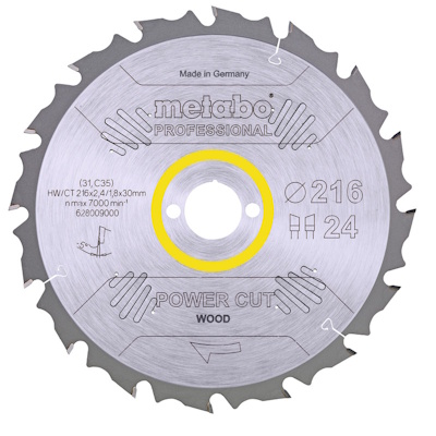Metabo 628009000 Körfűrészlap 216x30x24z