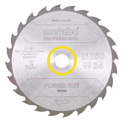 Metabo 628012000 Körfűrészlap 250x30x24z
