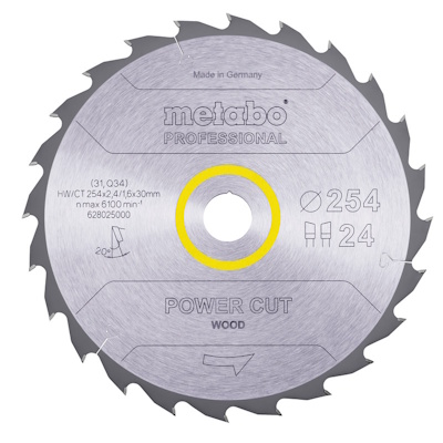 Metabo 628025000 Körfűrészlap 254x30x24z