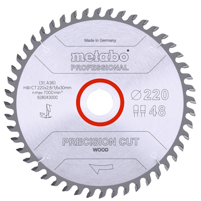 Metabo 628043000 Körfűrészlap 220x30x48z