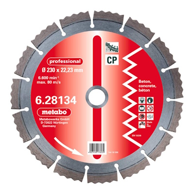 Metabo 628134000 230x22,23 mm-es gyémánttárcsa