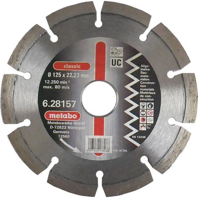 Metabo 628157000 125x22,23 mm-es gyémánttárcsa