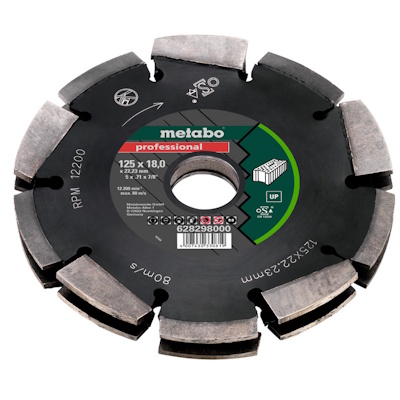 Metabo 628298000 125x22,23mm gyémánttárcsa