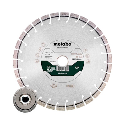 Metabo 628583000 230x22,23 mm-es gyémánttárcsa + Quick anya