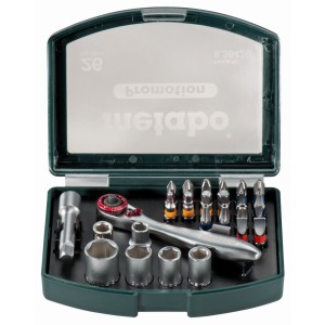 Metabo 630426000 Promotion 26 részes bit és racsnikészlet