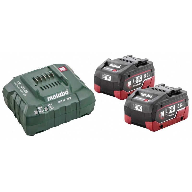 Metabo 685122000 ALAPKÉSZLET LIHD 2 DB 5.5 Ah + ASC145 töltő