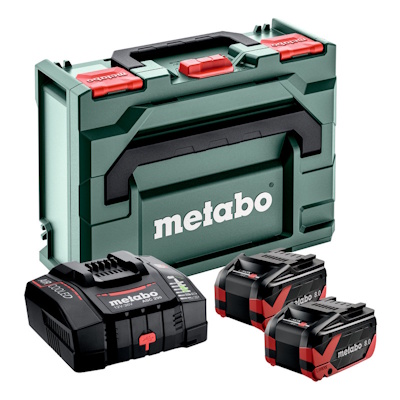 Metabo 685305000 Alapkészlet LIHDX 2 DB 8,0 Ah + ASC290 töltő + metaBoxban