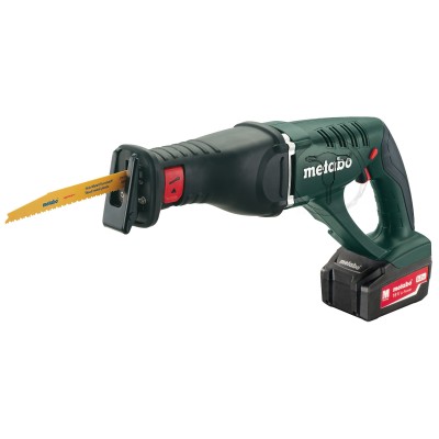 Metabo ASE 18 LTX Akkus szablyafűrész 18V 2x5,2Ah Li-Ion akkuval