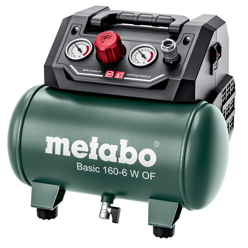 Metabo BASIC 160-6 W OF Kompresszor 8bar 6L tartály