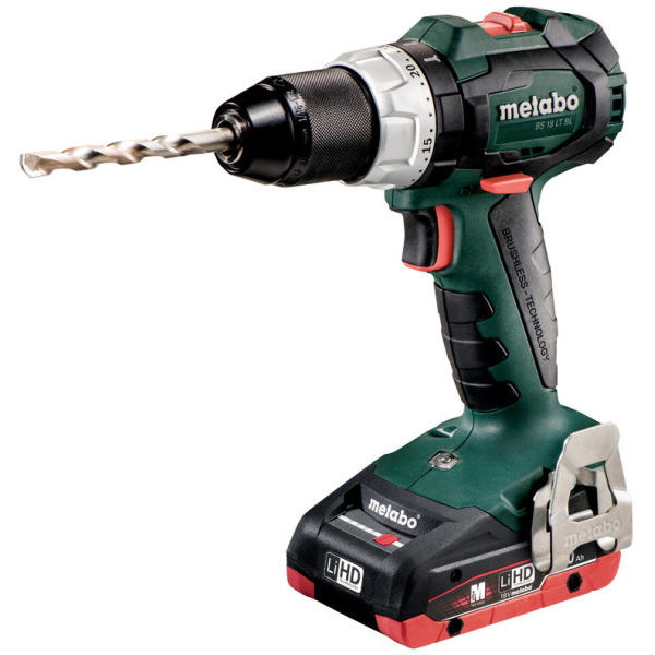 Metabo BS 18 LT BL-800 Akkus fúró-csavarozó 18V 2x4,0 Ah Li-Ion akkuval