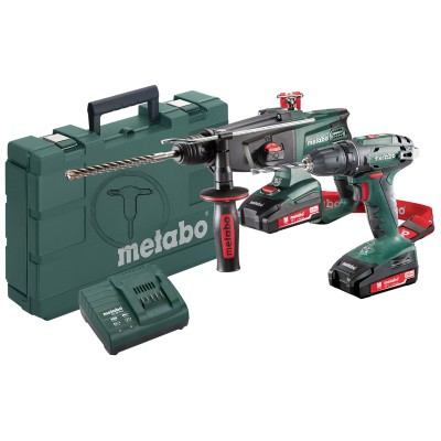 Metabo COMBOSET2.3.2 18 Voltos akkus BS18 + KHA18LTX kofferben