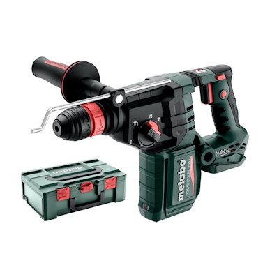 Metabo KH18LTXBL28Q-840 Akkus fúró-vésőkalapács 3,0J 18V akku és töltő nélkül kofferben + Ajándék LiPower 18V 4,0Ah akkumulátor