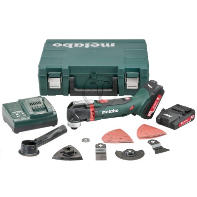 Metabo MT 18 LTX Akkus Multiszerszám kofferben tartozékokkal