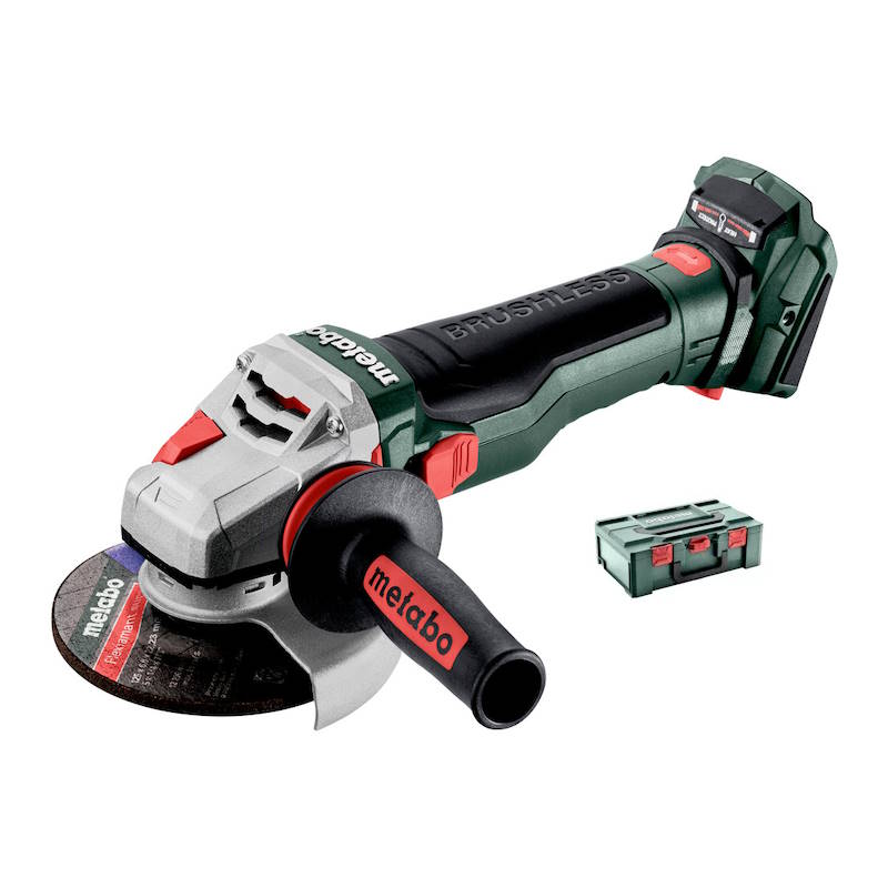 Metabo WB18LTXBL15-125Q-840 Akkus sarokcsiszoló 18V 125 mm Akku és töltő nélkül metaBox-ban