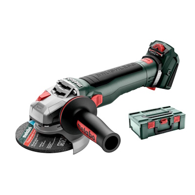 Metabo WVB18LTBL11-125Q-840 Akkus sarokcsiszoló 18V 125 mm Akku és töltő nélkül metaBox-ban